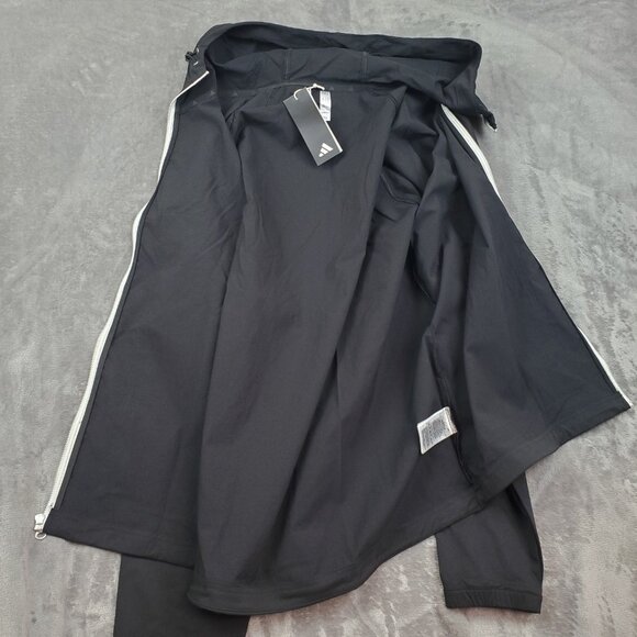 Adidas Golf Go-To Utility DWR Full Zip Jacket Black Mens Size 2XL NEW #IL0581 - Picture 4 of 10